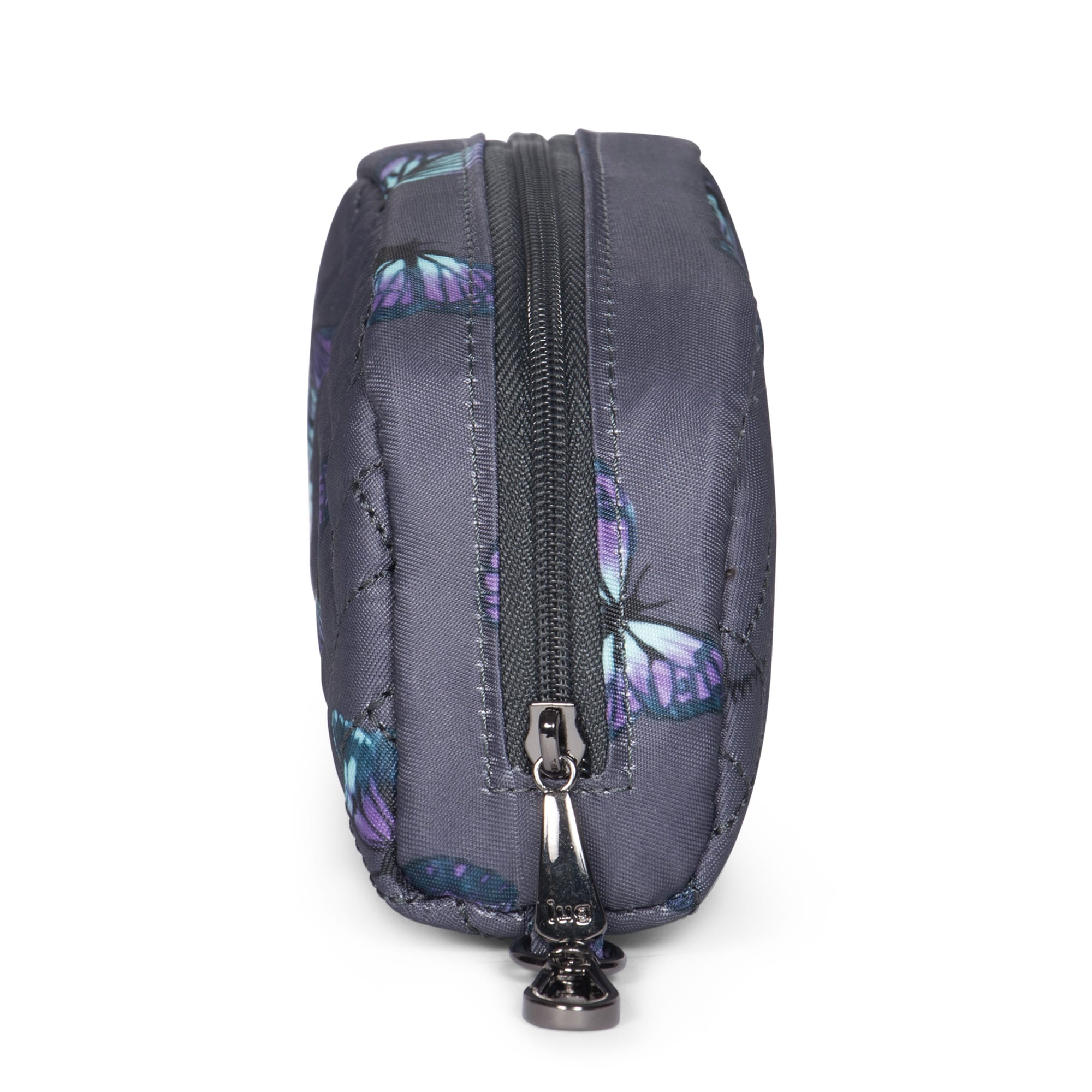 Bobsled Eyeglass Case - BUTTERFLY GREY - Bobsled_ButterfleyGrey_03